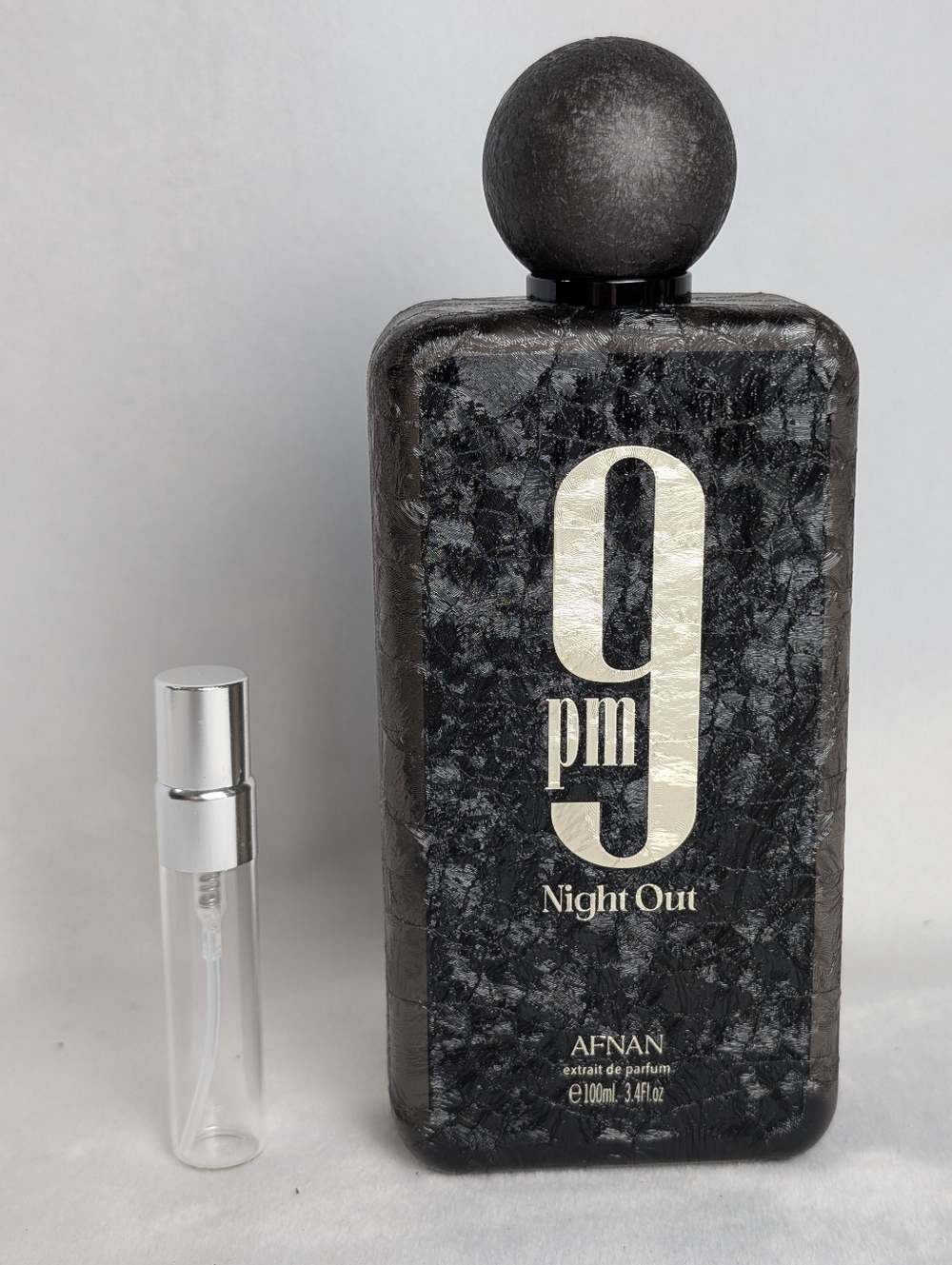 3/$18 5ml Afnan 9 PM Night Out Extrait Decant
